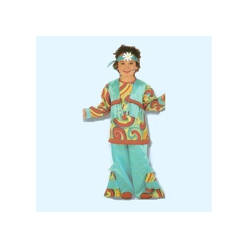 Disfraz de Hippie Sicodelia Niño Infantil