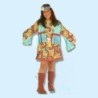 Disfraz de Hippie Sicodelia Niña Infantil