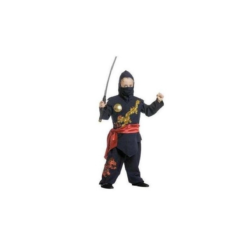 Disfraz de Ninja Dragon de Oro Infantil