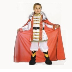 Disfraz de Paje Rojo Infantil