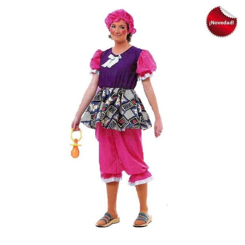 Disfraz de bebe dormilón para mujer