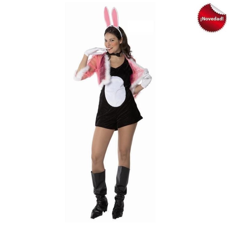 Disfraz de conejita sexy playboy para mujer