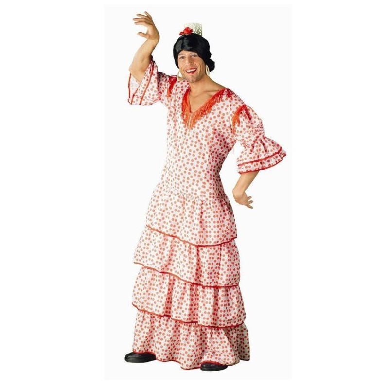 Disfraz de sevillana andaluza para hombre