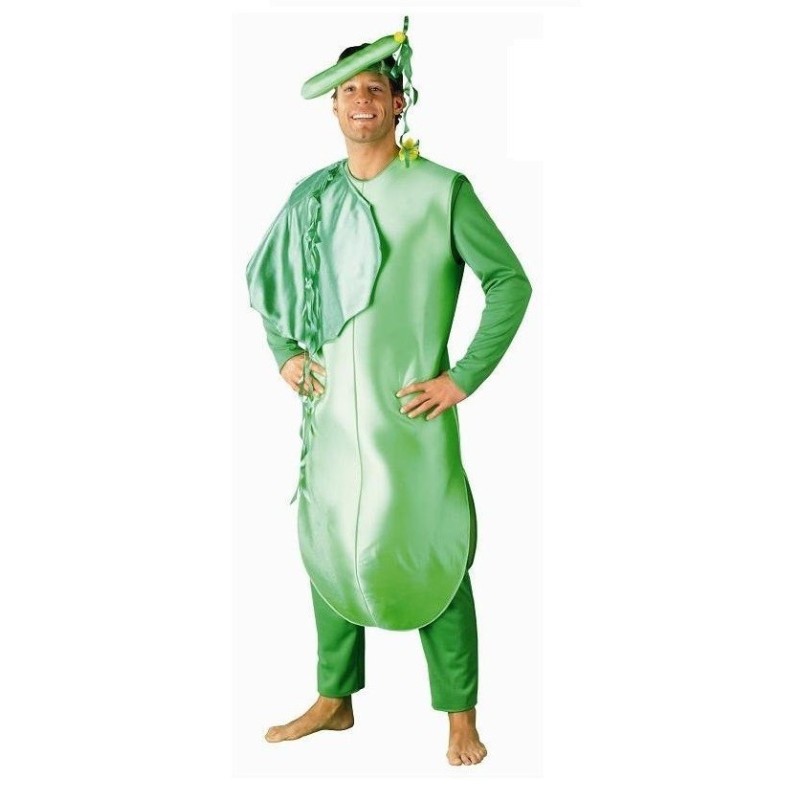 Disfraz de pepino para adulto